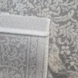 Diana Light Grey Medallion Transitional Rug