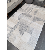 Diana Cream Beige Abstract Shapes Rug