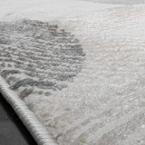 Diana Cream Beige Abstract Shapes Rug