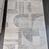 Diana Cream Beige Abstract Shapes Rug