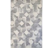 Diana Grey Chevron Geometric Modern Rug