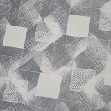 Diana Grey Chevron Geometric Modern Rug