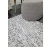 Diana Grey Geometric Abstract Rug