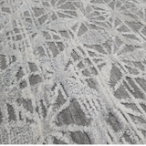 Diana Grey Geometric Abstract Rug