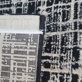 Diana Black Stripe Abstract Rug