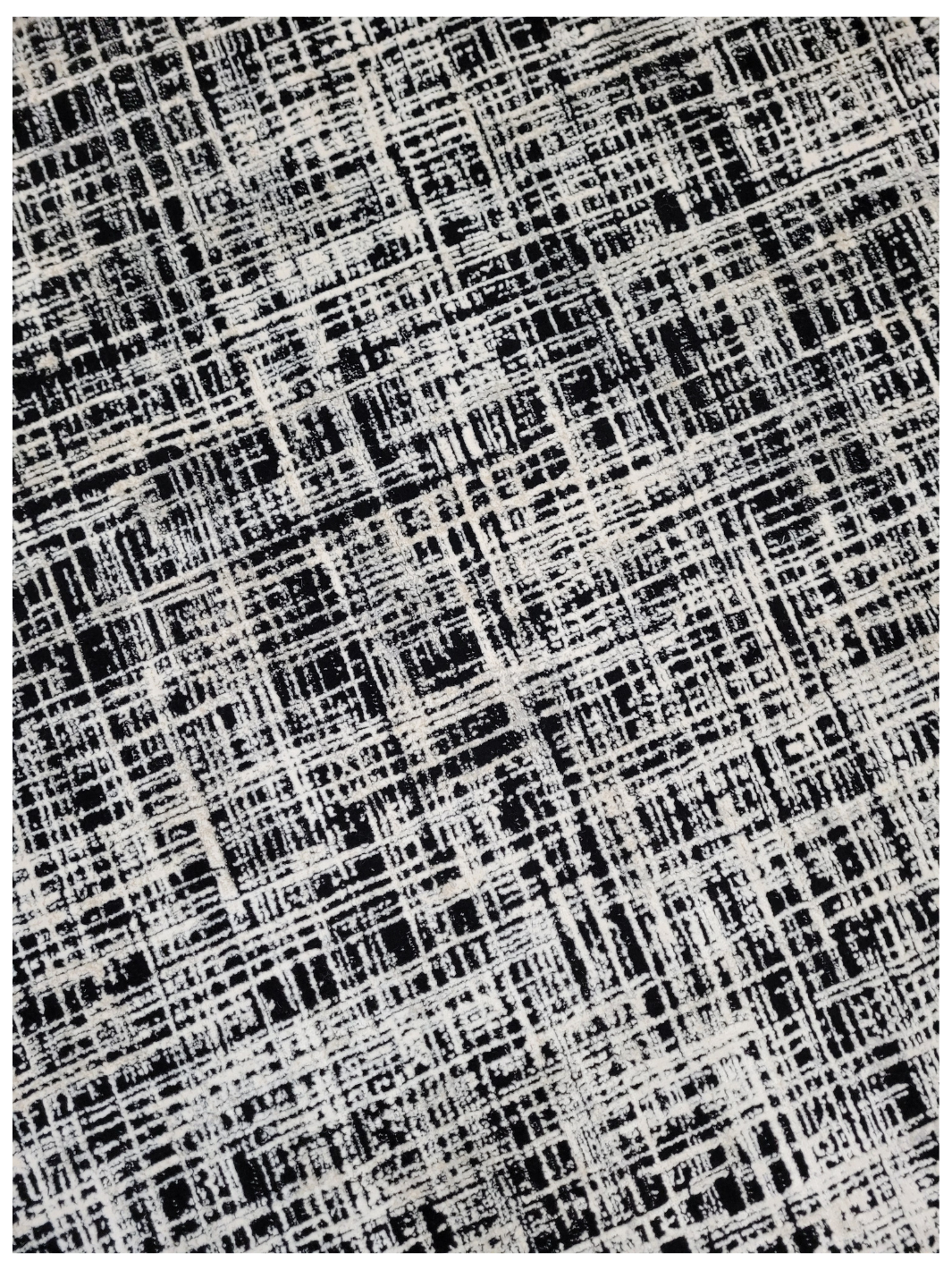 Diana Black Stripe Abstract Rug