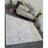 Diana Cream Stripe Abstract Rug