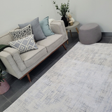 Diana Cream Stripe Abstract Rug