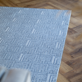 Diana Light Grey Angular Arrow Geometric Rug