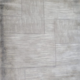 Diana Light Grey and Cream Distressed Geometric Lines Rug