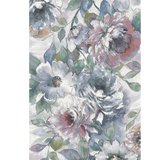 Eden Cream Grey Modern Floral Rug