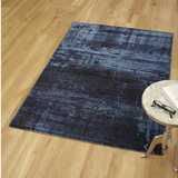 Eden Navy Distressed Abstract Rug