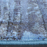 Eden Navy Distressed Abstract Rug