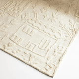 Isla Ivory Kids Textured Wool Rug