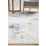 Emira Navy Grey Abstract Rug