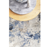 Emira Navy Grey Abstract Rug