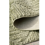 Emma Sage Green Diamond Textured Rug