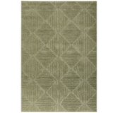 Emma Sage Green Diamond Textured Rug
