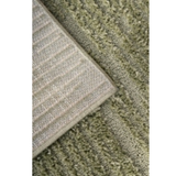 Emma Dark Green Linear Textured Rug