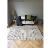 Poppy Beige Bubble Shaggy Rug