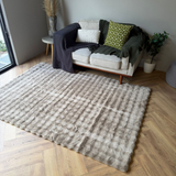 Poppy Beige Bubble Shaggy Rug