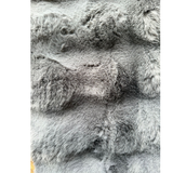 Poppy Charcoal Grey Bubble Shaggy Rug
