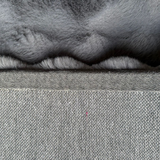 Poppy Charcoal Grey Bubble Shaggy Rug