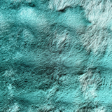 Poppy Emerald Green Bubble Shaggy Rug