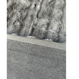 Poppy Silver Bubble Shaggy Rug