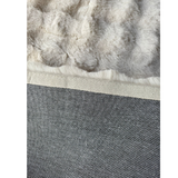 Poppy White Bubble Shaggy Rug