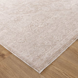 Hera Beige Distressed Medallion Rug