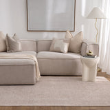 Hera Beige Distressed Medallion Rug