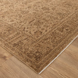 Hera Mustard Distressed Border Rug