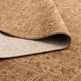 Hera Mustard Distressed Border Rug (Premium Tassel Edge)