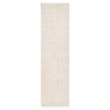 Hera Beige Distressed Border Runner Rug (Premium Tassel Edge)