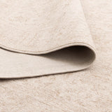 Hera Beige Distressed Border Runner Rug (Premium Tassel Edge)