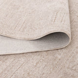 Hera Beige Distressed Border Rug