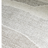 Isla Beige Grey Abstract Pattern Wool Rug