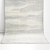 Isla Beige Grey Abstract Pattern Wool Rug