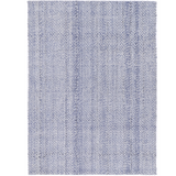 Halo Blue Weave Pattern Wool Blend Rug