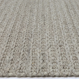 Halo Camel Brown Braided Pattern Wool Blend Rug