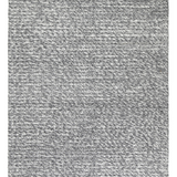Halo Charcoal Braided Pattern Wool Blend Rug