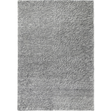 Halo Charcoal Loop Pattern Wool Blend Rug