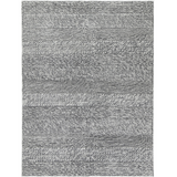 Halo Charcoal Multi Pattern Wool Blend Rug