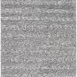 Halo Charcoal Rings and Bubble Pattern Wool Blend Rug