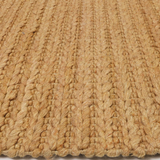Halo Copper Braided Pattern Wool Blend Rug