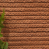 Halo Copper Braided Pattern Wool Blend Rug