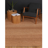 Halo Copper Multi Pattern Wool Blend Rug