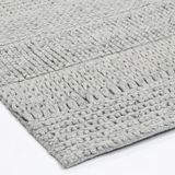 Halo Grey Multi Pattern Wool Blend Rug