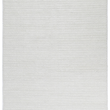 Halo White Braided Pattern Wool Blend Rug